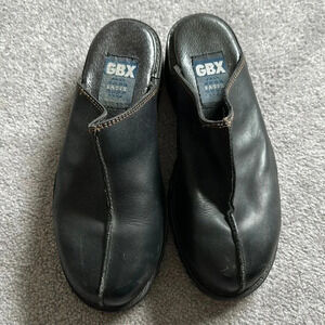 GBX BASIX Heavy Genuine Leather Clog Mule UK9 US10 EU41